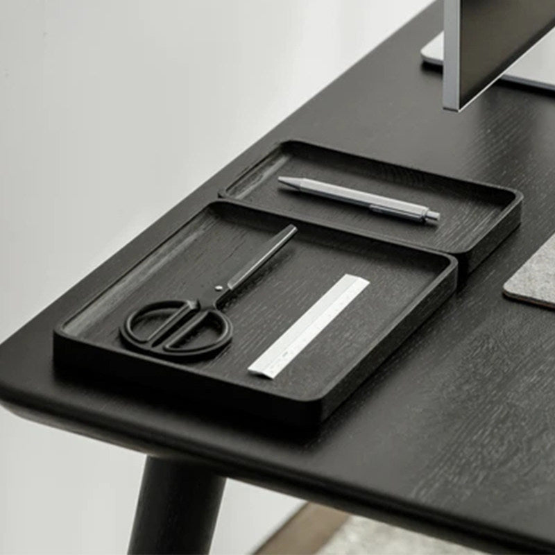 Black Walnut Desktop Storage Tray - Desk & Entryway Organizer