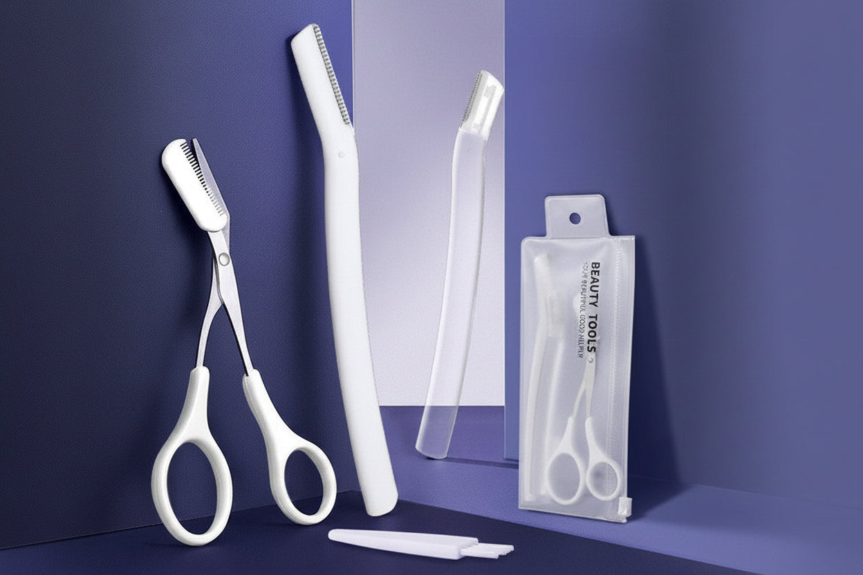 Eyebrow Trimming Set Stainless Steel Beauty Tools
