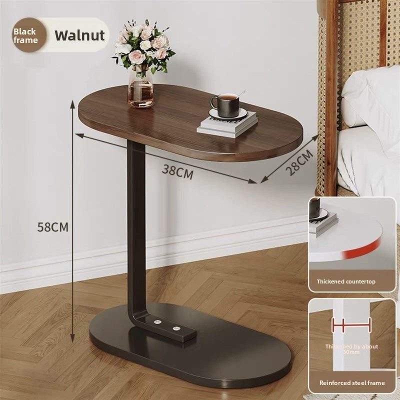 Side Table with Metal Frame