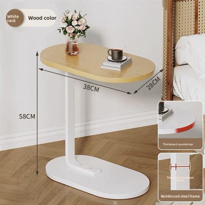 Side Table with Metal Frame